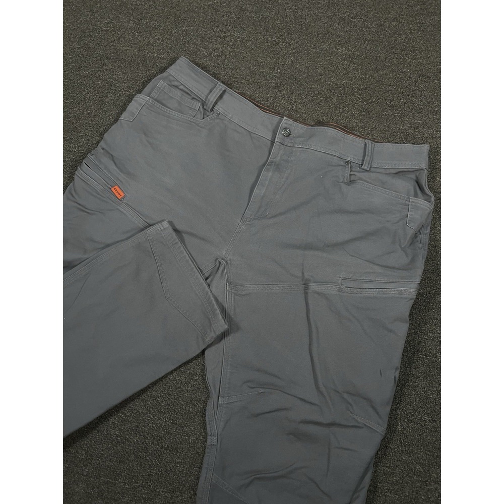 Brunt The Martin Pant 44x32 (Fits 46x31) Gray Work Pants Utility Stretch Canvas